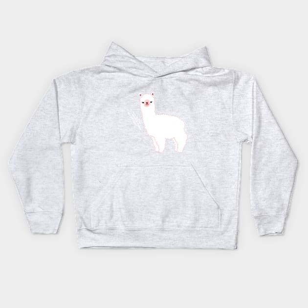 The Alpacas II Kids Hoodie by littleoddforest